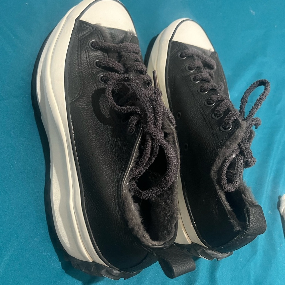 Converse Run Star Hike Low Cozy Club Almost Black Shoes Size mens 9.5 womens 11 - Picture 4 of 15